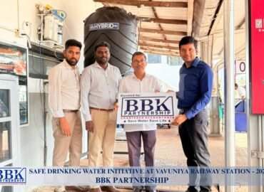 BBK PARTNERSHIP – 2026 NEW RO WATER FILTRATION SYSTEM INSTALLED AT VAVUNIYA RAILWAY STATION (1,000 LITERS PER DAY CAPACITY) - 001 BBK PARTNERSHIP – 2026 NEW RO WATER FILTRATION SYSTEM INSTALLED AT VAVUNIYA RAILWAY STATION (1,000 LITERS PER DAY CAPACITY) - 001