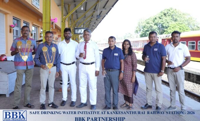 BBK PARTNERSHIP – 2026 NEW RO WATER FILTRATION SYSTEM INSTALLED AT KANKESANTHURAI RAILWAY STATION (1,000 LITERS PER DAY CAPACITY) - 026